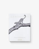 Portada del exclusivo libro Assouline Londolozi, con diseño de safari y leopardo, para decoración.