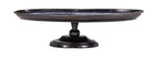 Bandeja decorativa de metal color negro de Vilá Decoración.