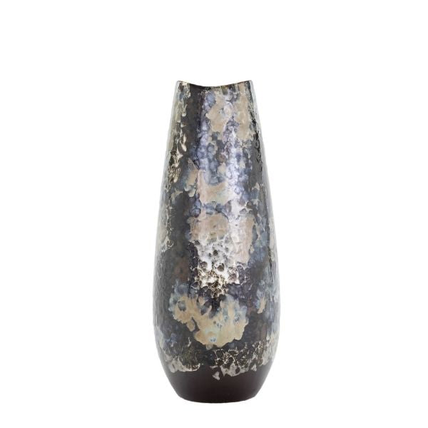 Jarrón decorativo negro envejecido mediano - Vilá Decoración - Muebles y decoración en Medellín y Colombia