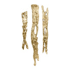 Apliques de pared Vilá Decoración de aluminio color dorado.