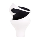 Jarrón decorativo blanco de porcelana Vilá Decoración.