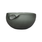Bowl decorativo Vilá Decoración de Vidrio color gris.