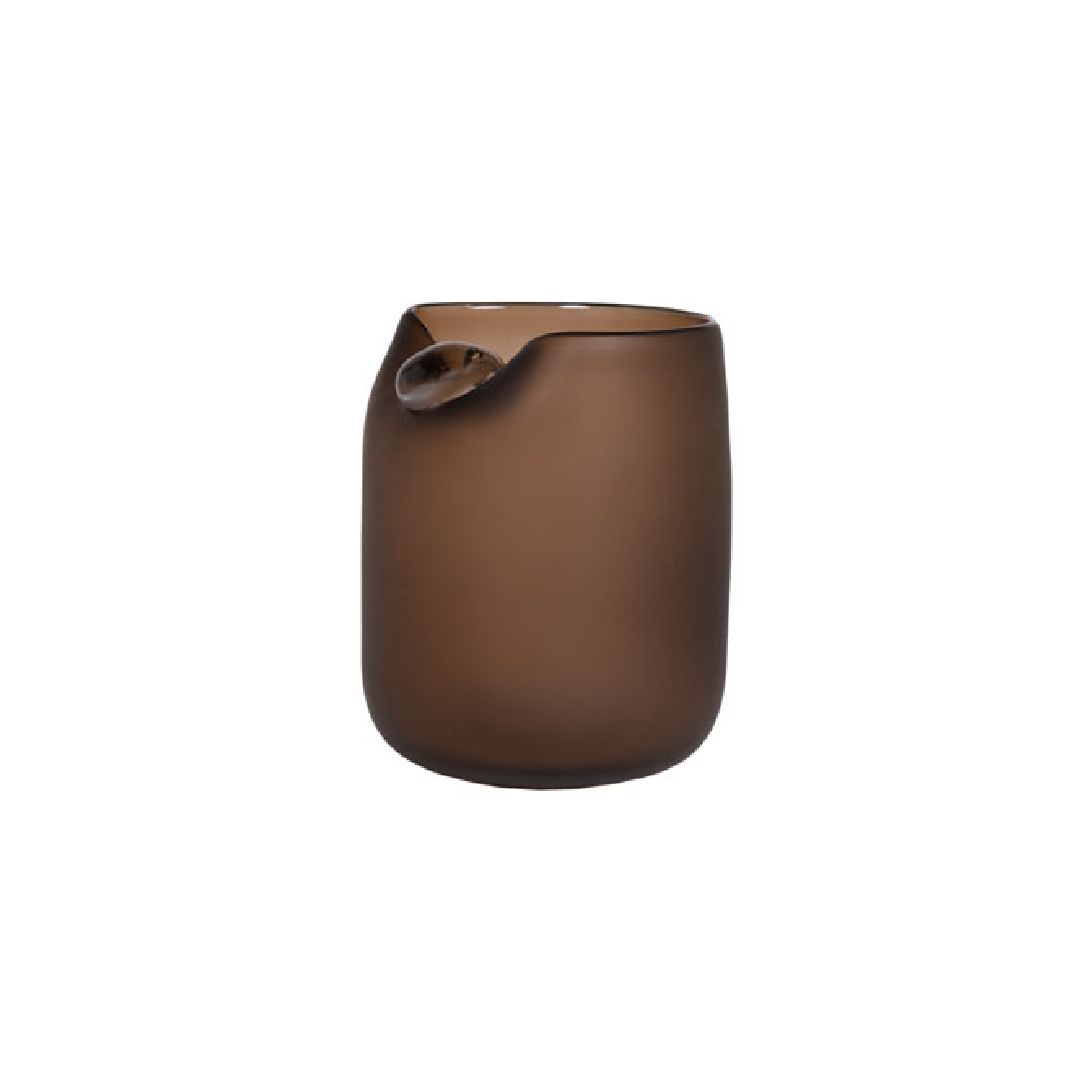 Jarrón de Vidrio color marrón de Vilá Decoración.