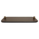 Bandeja decorativa Vilá Decoración con base resistente y detalles de hierro.