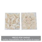 Caja de rosas blancas artificiales para decoración - Vilá Decoración - Muebles y decoración en Medellín y Colombia