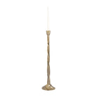 Candelabro grande trenzado dorado para decoración - Vilá Decoración - Muebles y decoración en Medellín y Colombia