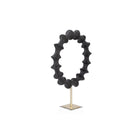 Escultura negra de resina pequeña para interiores - Vilá Decoración - Muebles y decoración en Medellín y Colombia