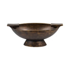 Bowl ovalado marrón metalizado para servir - Vilá Decoración - Muebles y decoración en Medellín y Colombia