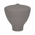 Jarrón anfora gris mate para decoración - Vilá Decoración - Muebles y decoración en Medellín y Colombia