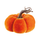 Calabaza decorativa de tela pequeña naranja - Vilá Decoración - Muebles y decoración en Medellín y Colombia