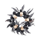 Corona decorativa de Halloween con calaveras en espuma - Vilá Decoración - Muebles y decoración en Medellín y Colombia