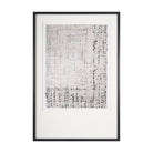 Cuadro de Vilá Decoración con impresión de arte enmarcada texturizada embellecida a mano mate bajo vidrio, con marco de poliresina y cartón.