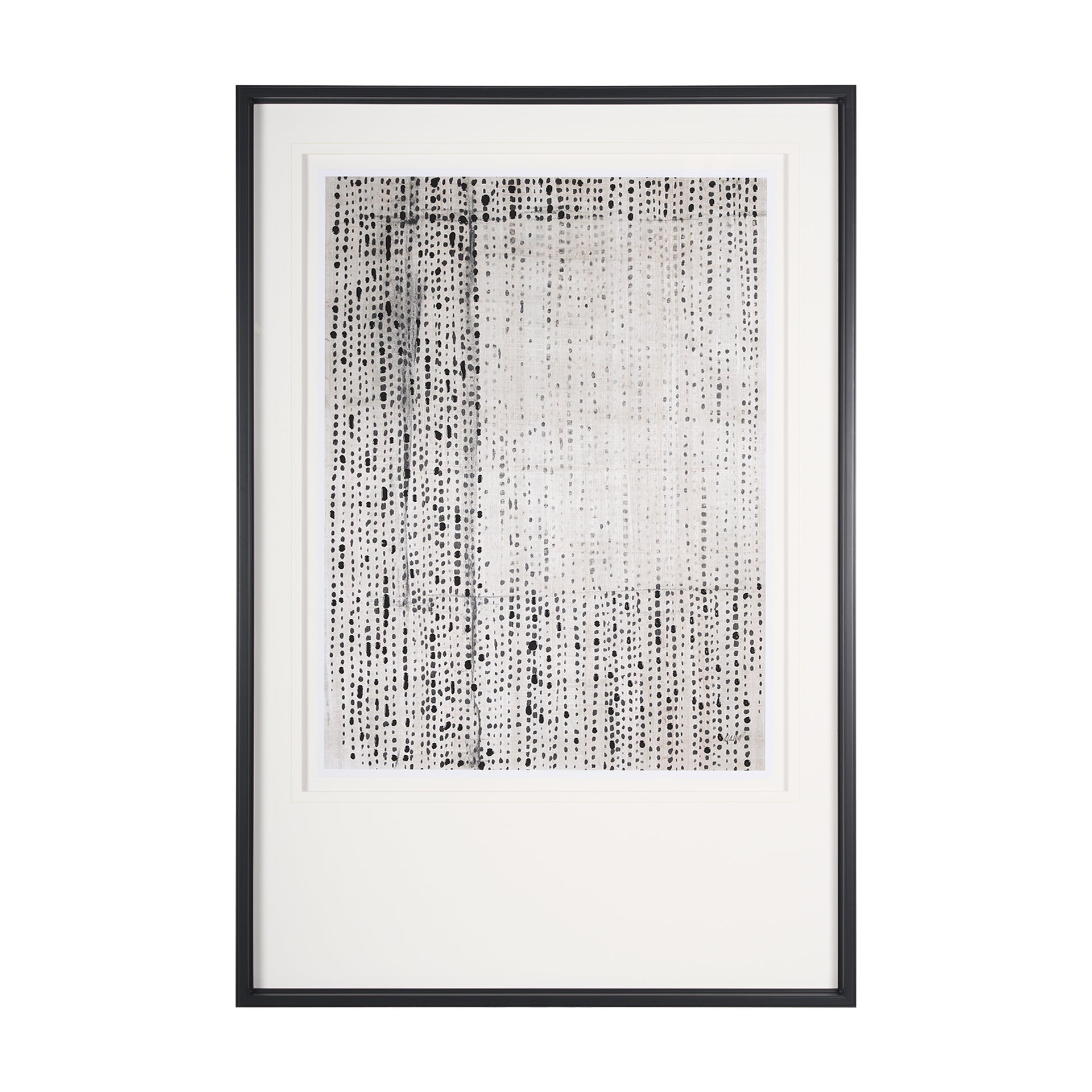 Cuadro de Vilá Decoración con impresión de arte enmarcada y texturizada bajo vidrio, con marco de poliresina.