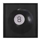 Cuadro Vilá Decoración con impresión artística decográfica texturizada y embellecida a mano, sobre cartón y poliresina, color negro.