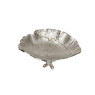 Bandeja grande concha metálica plateada - Vilá Decoración - Muebles y decoración en Medellín y Colombia