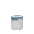 Plantador pequeño cerámico blanco y azul para interior - Vilá Decoración - Muebles y decoración en Medellín y Colombia