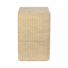 Mesa auxiliar beige de cerámica con textura - Vilá Decoración - Muebles y decoración en Medellín y Colombia