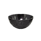 Bowl mediano negro con textura triangular - Vilá Decoración - Muebles y decoración en Medellín y Colombia