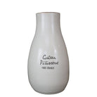 Jarrón blanco de cerámica Vilá para interiores - Vilá Decoración - Muebles y decoración en Medellín y Colombia