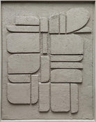 Cuadro decorativo relieve gris claro moderno - Vilá Decoración - Muebles y decoración en Medellín y Colombia