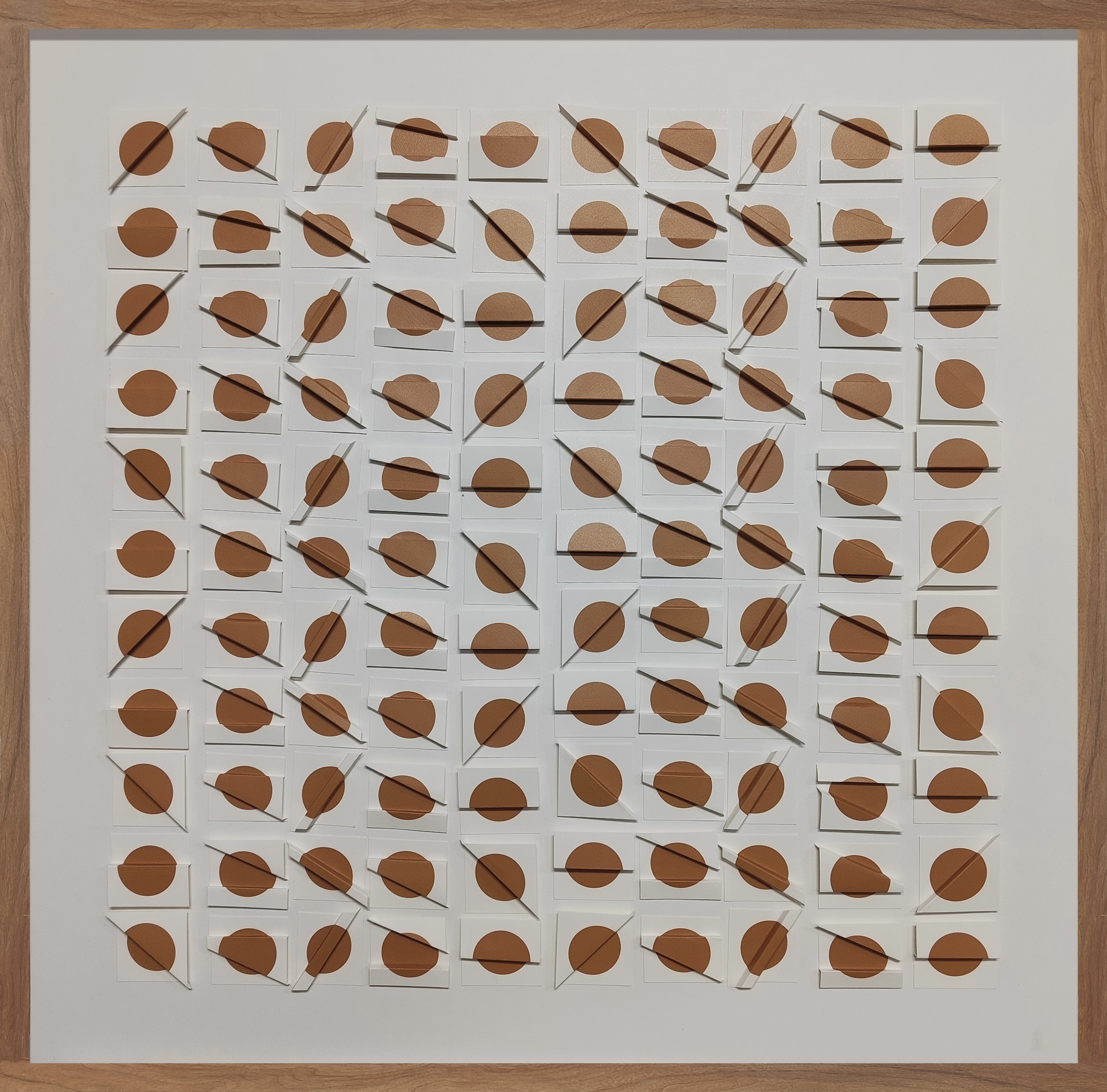 Cuadro decorativo tridimensional marrón para interiores - Vilá Decoración - Muebles y decoración en Medellín y Colombia