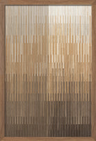 Cuadro decorativo beige con marco de madera - Vilá Decoración - Muebles y decoración en Medellín y Colombia