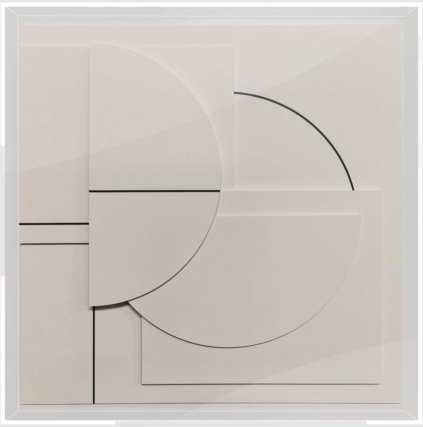 Cuadro decorativo blanco y gris para pared - Vilá Decoración - Muebles y decoración en Medellín y Colombia