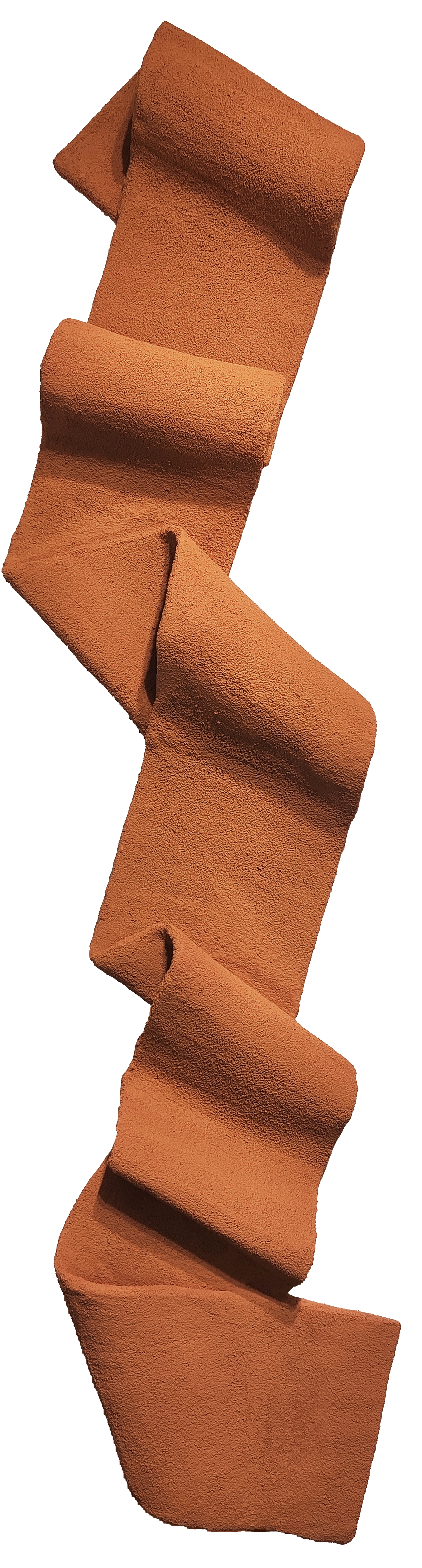 Aplique de pared Vilá Decoración color terracota, hecho de espuma.