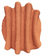 Aplique de pared Vilá Decoración color terracota, hecho de espuma.