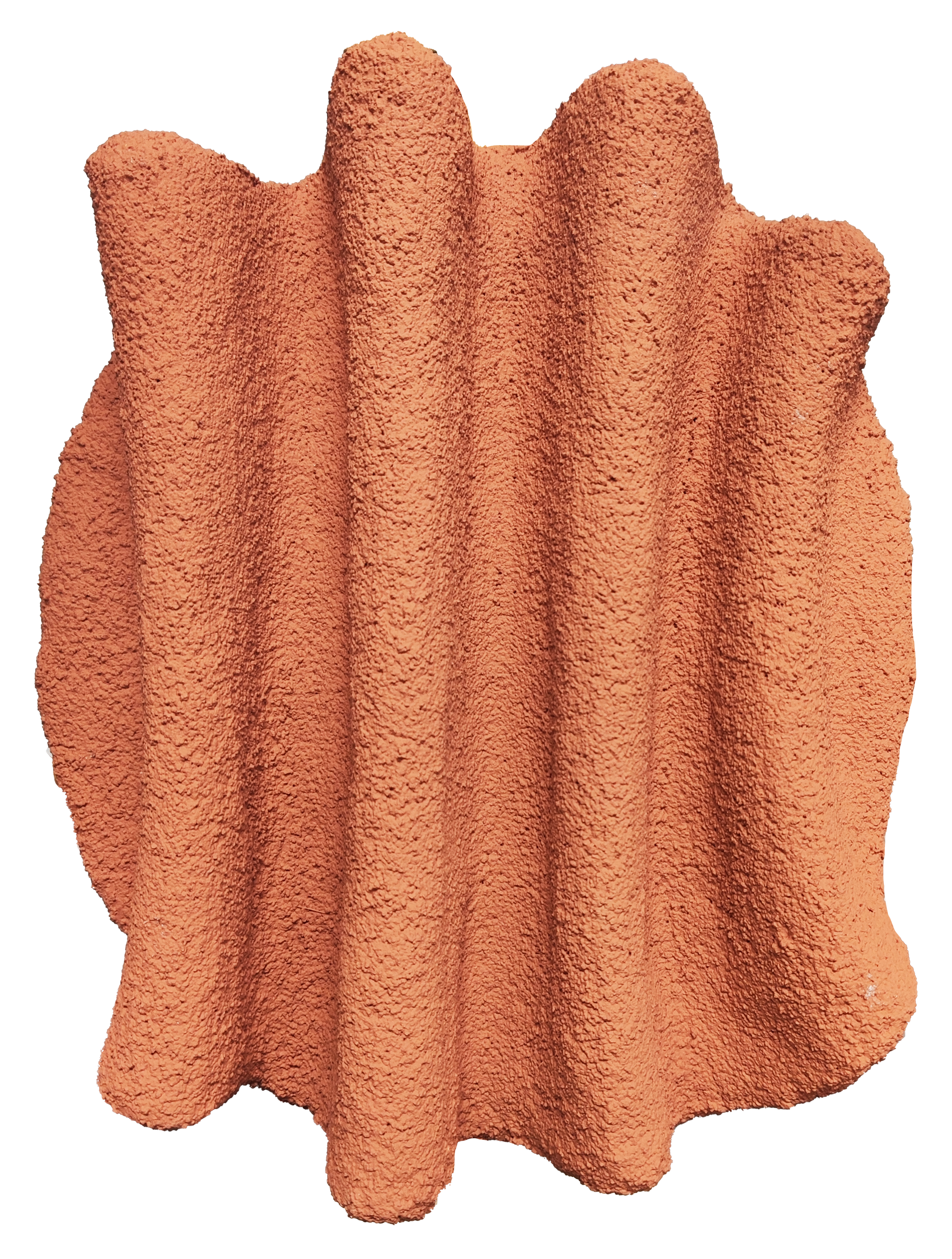 Aplique de pared Vilá Decoración color terracota, hecho de espuma.