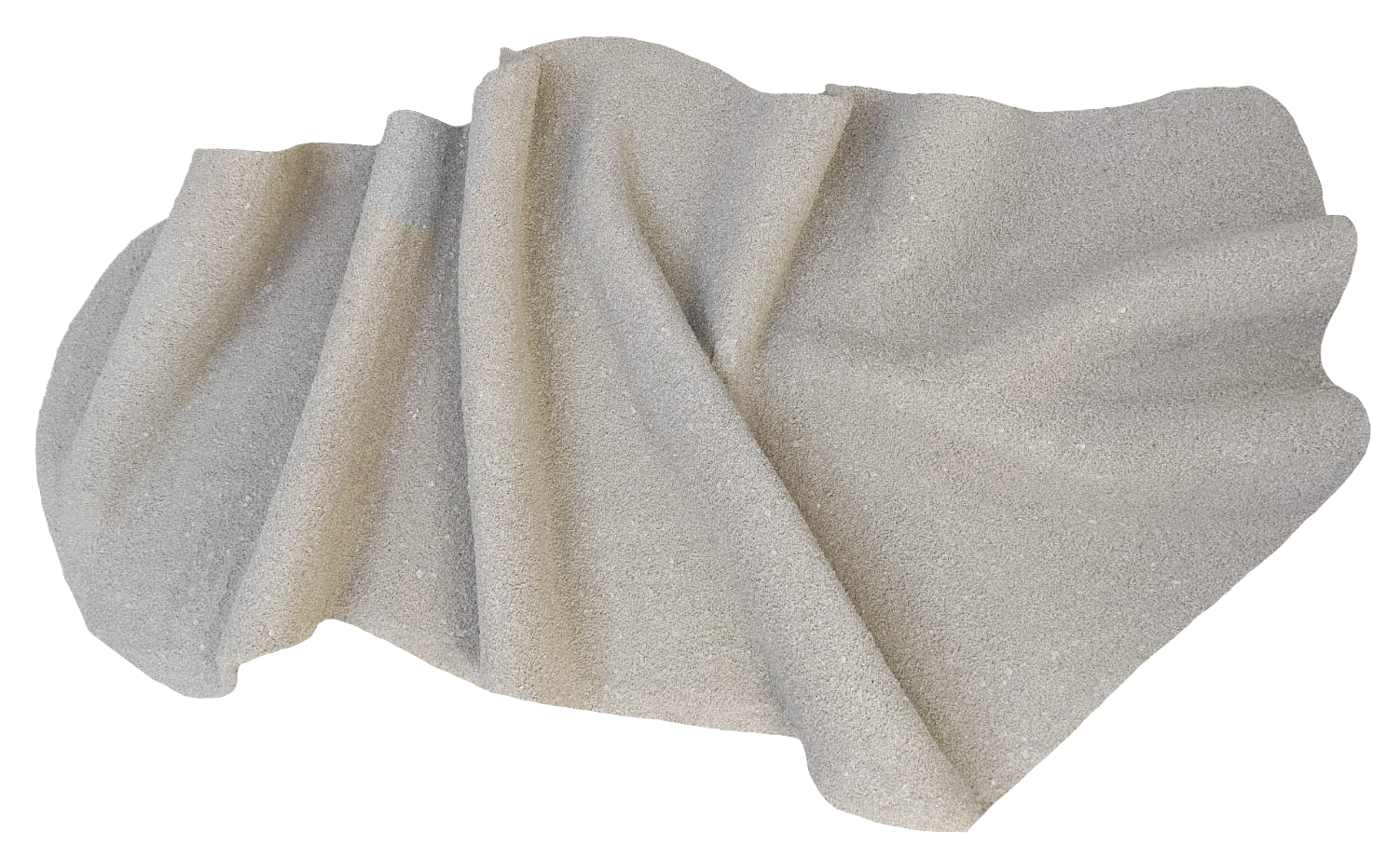 Aplique de pared Vilá Decoración de color gris claro, hecho de Piedra.