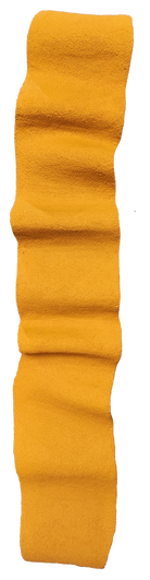 Aplique de pared Vilá Decoración de color amarillo, hecho de espuma.