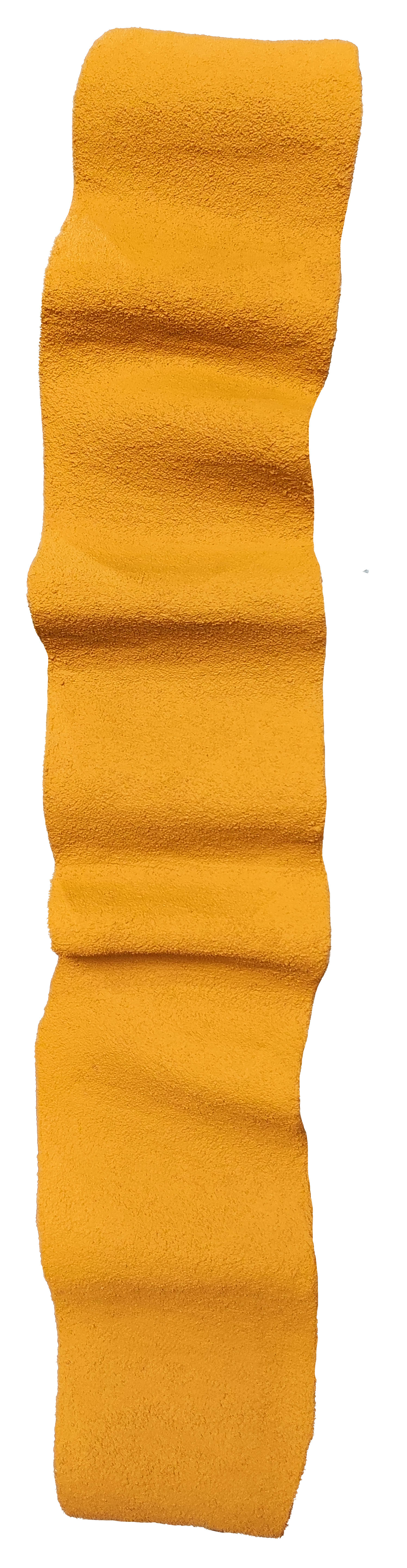 Aplique de pared Vilá Decoración de color amarillo, hecho de espuma.