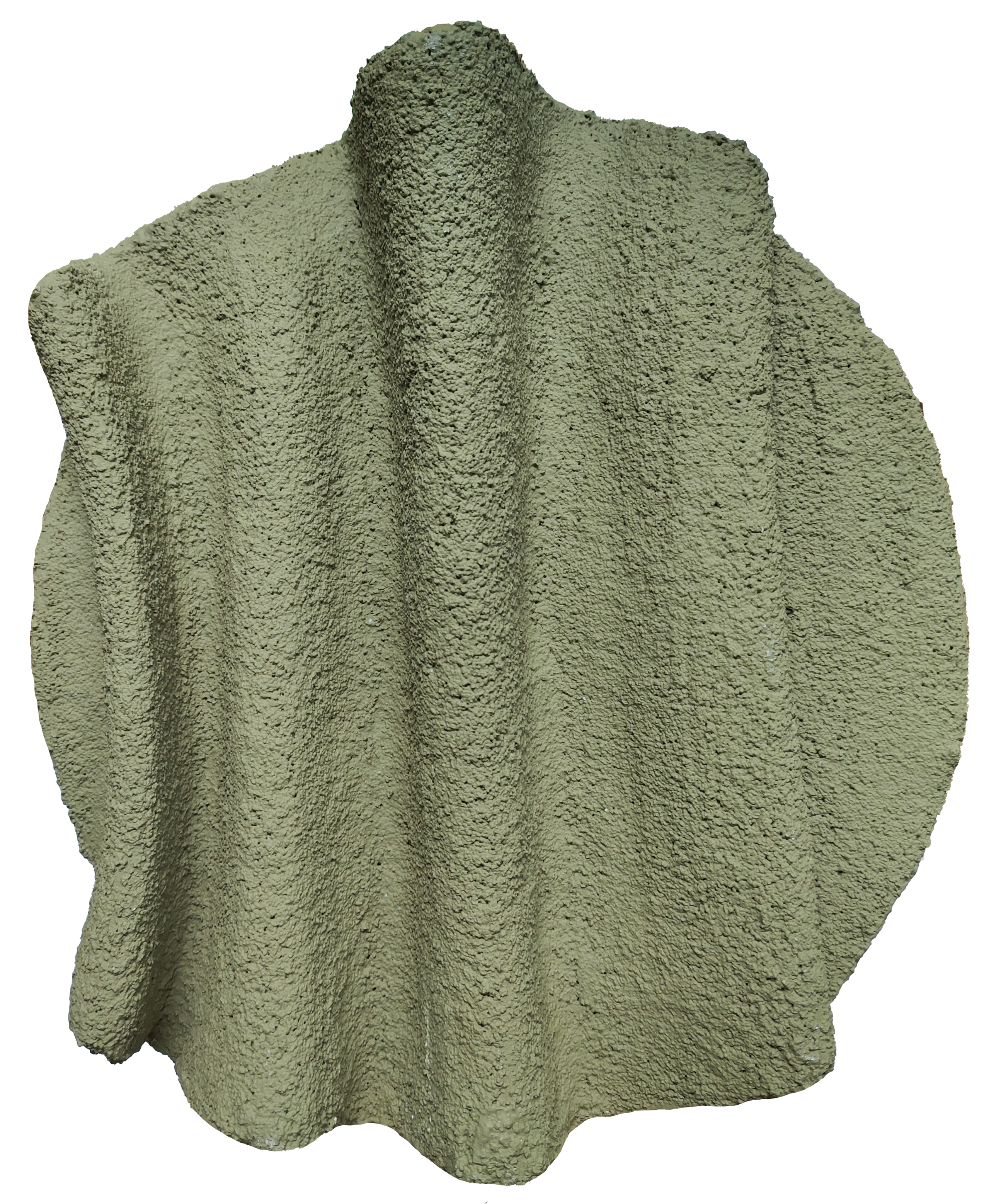 Aplique de pared Vilá Decoración color verde, hecho de piedra.