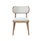 Silla moderna beige con estructura de madera para comedor u oficina - Vilá Decoración - Muebles y decoración en Medellín y Colombia