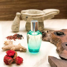 Perfume Aroma Vila vidrio azul claro 100 ml - Vilá Decoración - Muebles y decoración en Medellín y Colombia