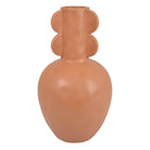 Jarrón moderno de cerámica naranja para decorar - Vilá Decoración - Muebles y decoración en Medellín y Colombia