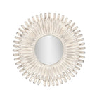Espejo circular decorativo sol blanco - Vilá Decoración - Muebles y decoración en Medellín y Colombia