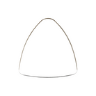 Espejo decorativo curvilíneo sin marco, con bordes elegantes, perfecto para diseño moderno de interiores.