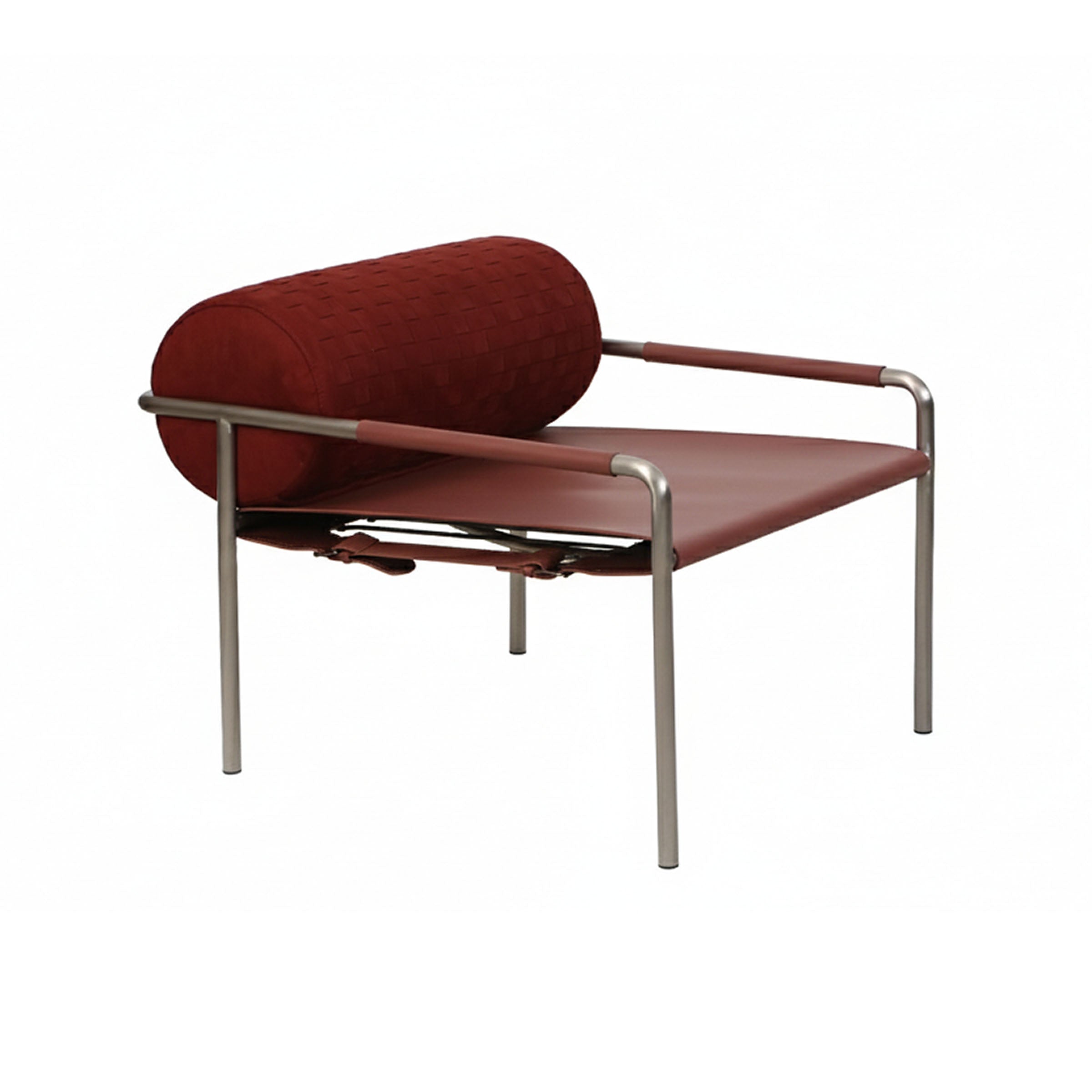 Silla vinotinto con brazos para interiores y exteriores - Vilá Decoración - Muebles y decoración en Medellín y Colombia