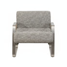 Silla contemporánea gris claro para sala - Vilá Decoración - Muebles y decoración en Medellín y Colombia