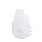 Jarrón geométrico blanco mediano para flores - Vilá Decoración - Muebles y decoración en Medellín y Colombia