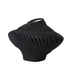 Jarrón negro mate decorativo para hogar - Vilá Decoración - Muebles y decoración en Medellín y Colombia