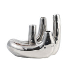 Candelabro moderno plateado para interiores - Vilá Decoración - Muebles y decoración en Medellín y Colombia