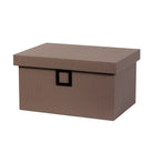 Cofre tejido grande marrón para almacenamiento - Vilá Decoración - Muebles y decoración en Medellín y Colombia