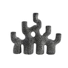 Candelabro Coral negro y blanco decorativo - Vilá Decoración - Muebles y decoración en Medellín y Colombia