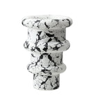 Jarrón decorativo mediano blanco y negro - Vilá Decoración - Muebles y decoración en Medellín y Colombia