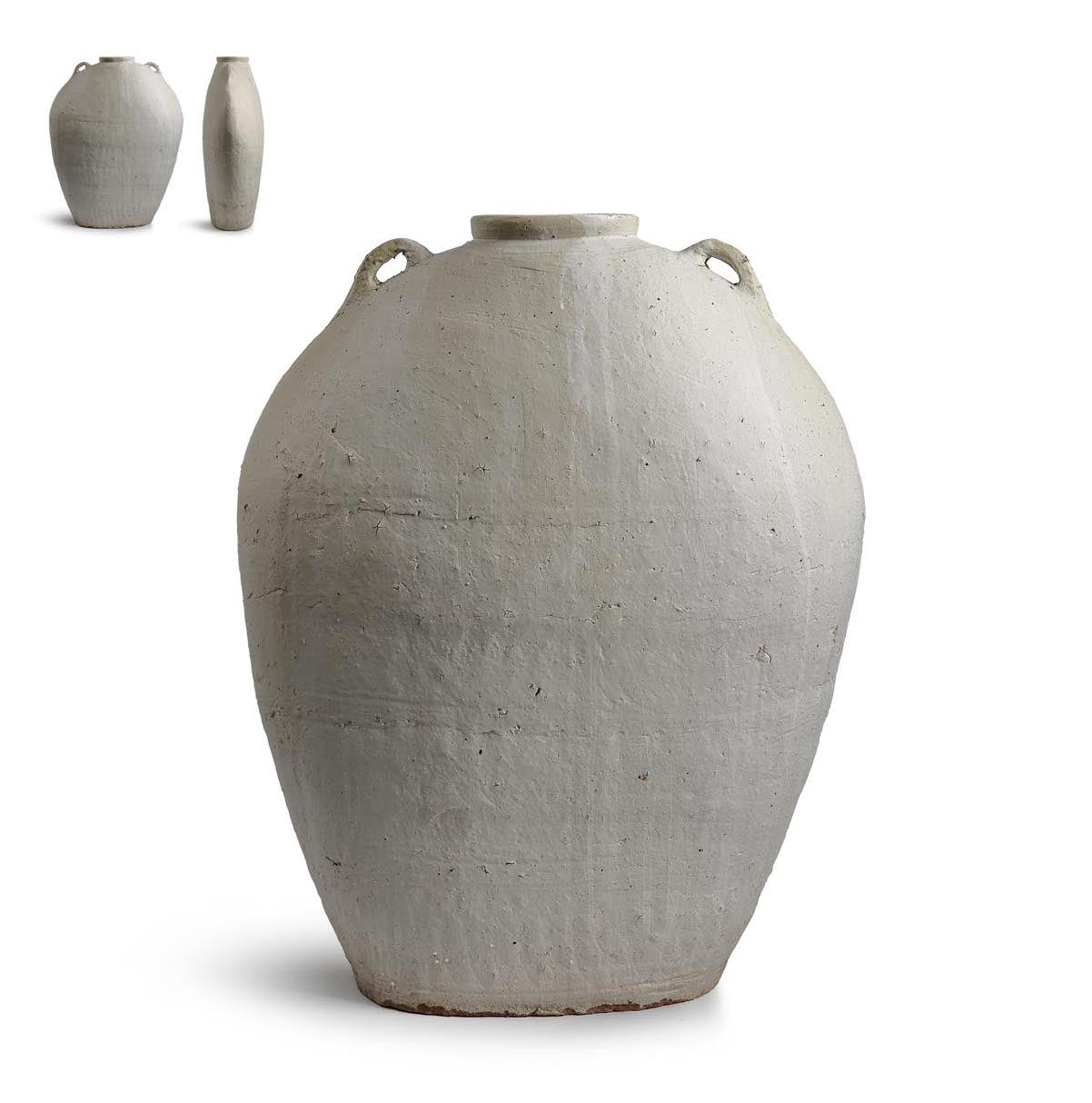 Matero grande ovalado blanco para plantas - Vilá Decoración - Muebles y decoración en Medellín y Colombia