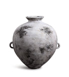 Matero de terracota grande rústico en gris con asas - Vilá Decoración - Muebles y decoración en Medellín y Colombia