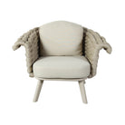 Silla exterior beige cómoda para terraza - Vilá Decoración - Muebles y decoración en Medellín y Colombia